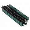 Single-Track Curved Deck-Girder Bridge, Code 80 Track - Assembled - Unitrack -- 19′ 481mm Radius, 15 Degrees (green), N Kato U