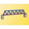 Box Girder Bridge w/Piers -- Blue 12-23/32 x 1-23/64′ 31.8 x 3.4cm, N Kibri 37667