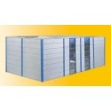 Modern Warehouse -- Kit - 11 x 5-5/8 x 3-15/16′ 28 x 14.2 x 10cm, HO, Kibri 39250