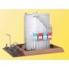 Fuel Storage Tank -- 7-1/12 x 5-1/2 x 5-1/8′ 18 x 14 x 13cm, HO Kibri 39830