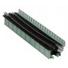 Single-Track Curved Deck-Girder Bridge, Code 80 Track - Assembled - Unitrack -- 19′ 481mm Radius, 15 Degrees (gray), N Kato US