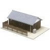 Rural Section House - Assembled, N Kato USA Inc 23235