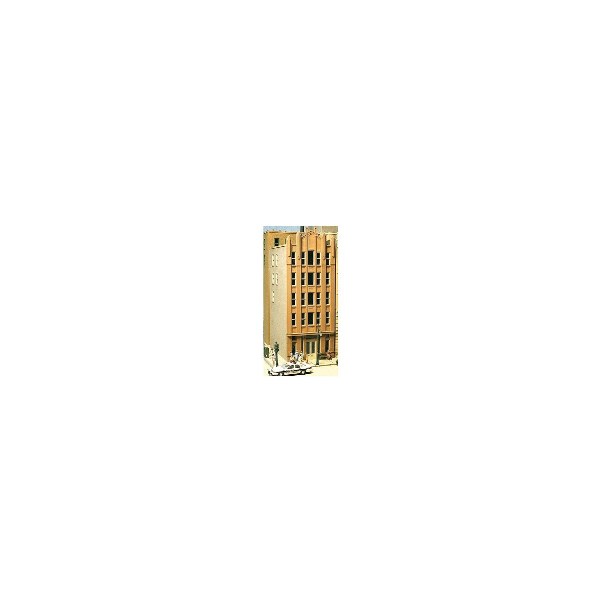 Peacock Building -- Kit - 4.6 x 3.4 x 8′ 11.7 x 8.6 x 20.3cm, HO Lunde Studios 25