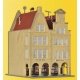 Double Fronted Town House w/Covered Passage -- 3-5/16 x 4-1/8 x 4-3/4′ 8.3 x 10.5 x 12cm, N Kibri 37153