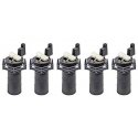 Trapezoid-Shaped Single-Track Bridge Piers -- Kit pkg(5), N, Kato USA Inc 23069