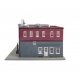 Woodlawn Police Station -- Kit - 6-1/4 x 8-3/8′ 15.9 x 21.3cm, HO Life-Like Products 1382