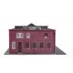 Woodlawn Police Station -- Kit - 6-1/4 x 8-3/8′ 15.9 x 21.3cm, HO Life-Like Products 1382