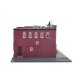 Woodlawn Police Station -- Kit - 6-1/4 x 8-3/8′ 15.9 x 21.3cm, HO Life-Like Products 1382