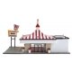 Kentucky Fried Chicken(R) Drive-In -- Kit - 8-3/8 x 4-1/4′ 21.3 x 10.8cm, HO Life-Like Products 1394