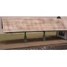 Flagstop Covered Platform -- Laser-Cut Wood Kit - 40 x 15 Scale Feet, O, B.T.S. 17401