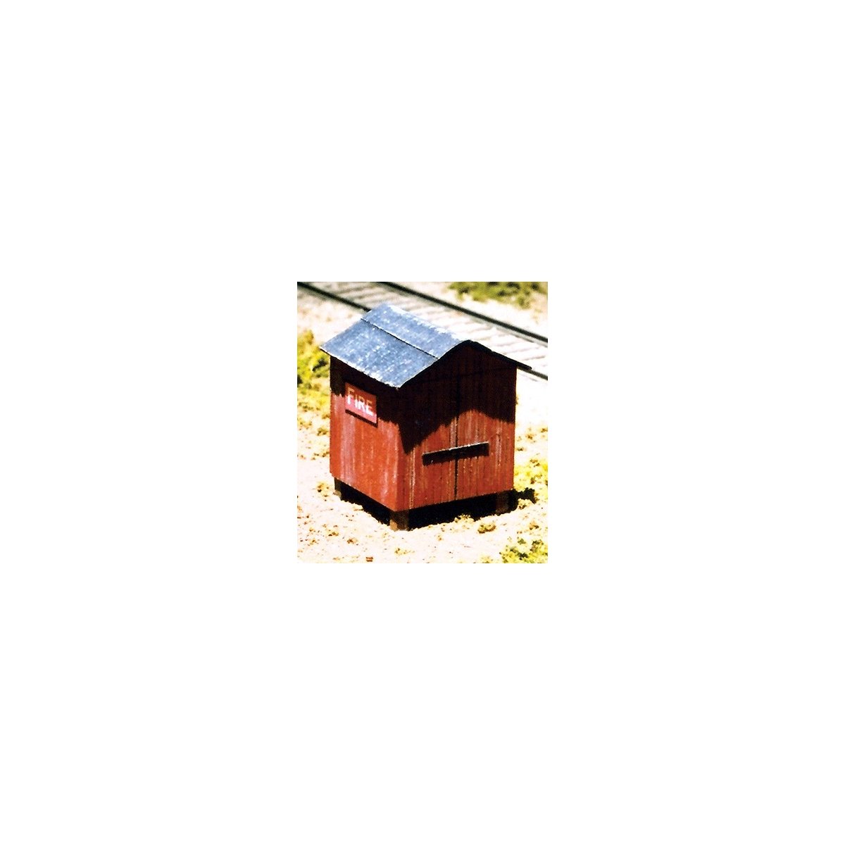 McCabe Lumber Series - Kit (Laser-Cut Wood) -- Fire Hose Storage & Water Tank Scale 8 x 8′ 2.4 x 2.4m, HO B.T.S. 23010