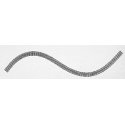 Code 100 Nickel-Silver Super Flex Track with Black Ties -- 3′ 91.4cm, HO, Atlas Model Railroad Co. 168