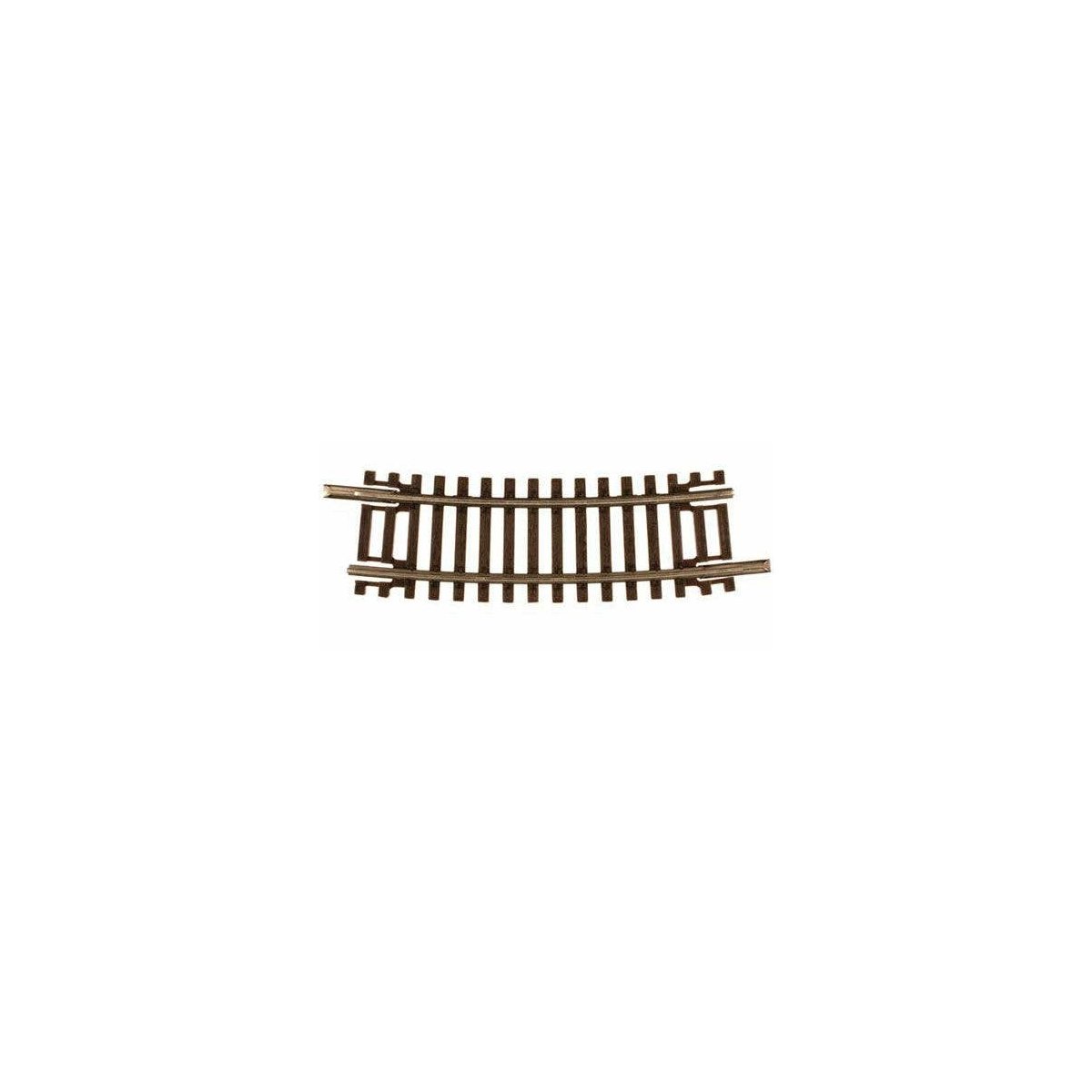 Code 55 Track w/Nickel-Silver Rail & Brown Ties -- 10′ Radius Half Curve pkg(6), N Atlas Model Railroad Co. 2011