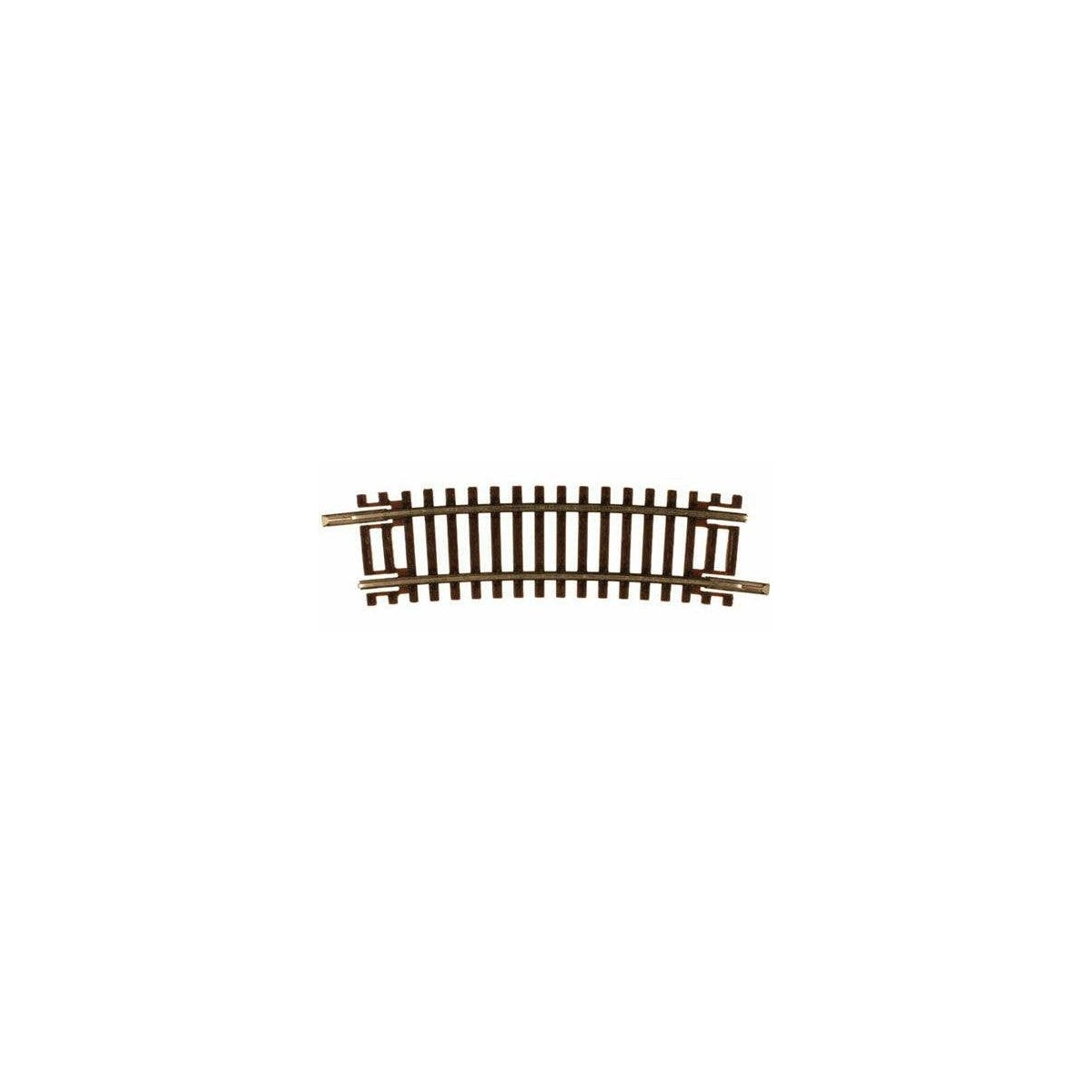 Code 55 Track w/Nickel-Silver Rail & Brown Ties -- 11-1/4′ Radius Half Curve pkg(6), N Atlas Model Railroad Co. 2013