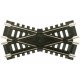 Custom-Line(R) Crossing - Code 100 -- 30-Degree, 4′ 10.2cm, Black Ties, HO Atlas Model Railroad Co. 173