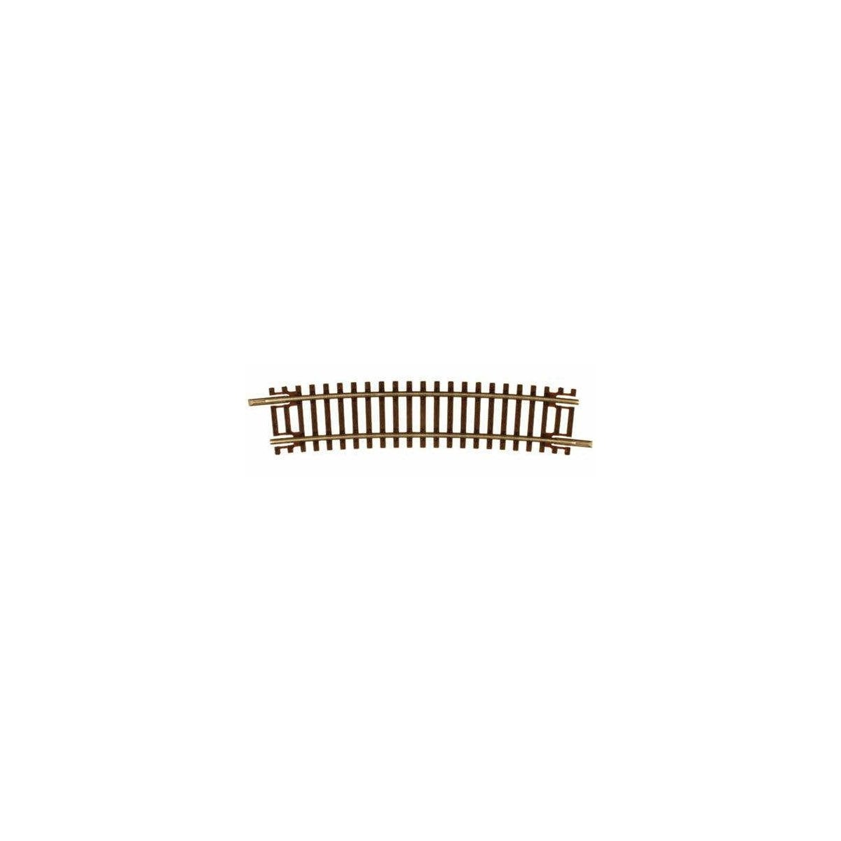 Code 55 Track w/Nickel-Silver Rail & Brown Ties -- 15′ Radius Half Curve pkg(6), N Atlas Model Railroad Co. 2019