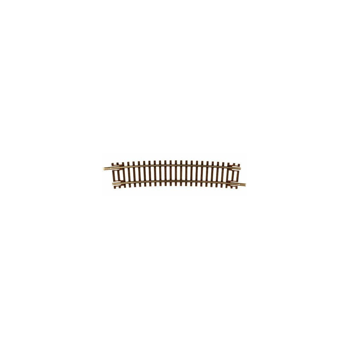 Code 55 Track w/Nickel-Silver Rail & Brown Ties -- 16-1/4′ Radius Half Curve pkg(6), N Atlas Model Railroad Co. 2021