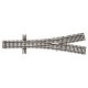 Code 55 Turnout, Nickel-Silver Rail, Brown Ties -- 2-1/2 Wye, N Atlas Model Railroad Co. 2056