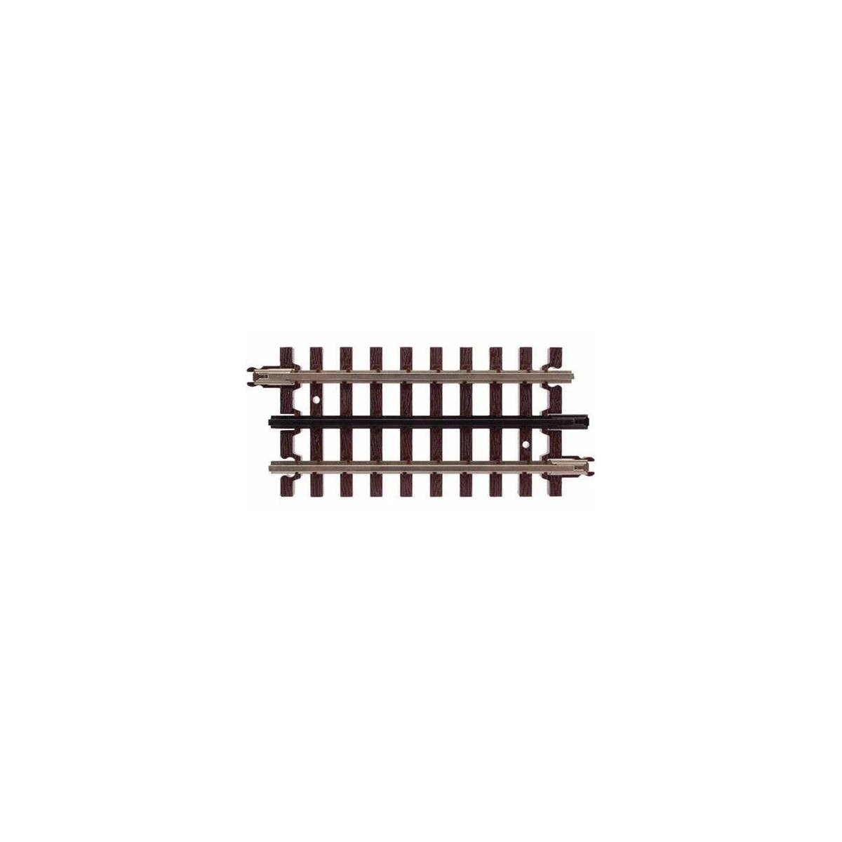 21st Century Track System(TM) Nickel Silver Rail w/Brown Ties - 3-Rail -- 4-1/2′ Straight, O Atlas O 6051