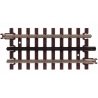 21st Century Track System(TM) Nickel Silver Rail w/Brown Ties - 3-Rail -- 4-1/2′ Straight, O Atlas O 6051
