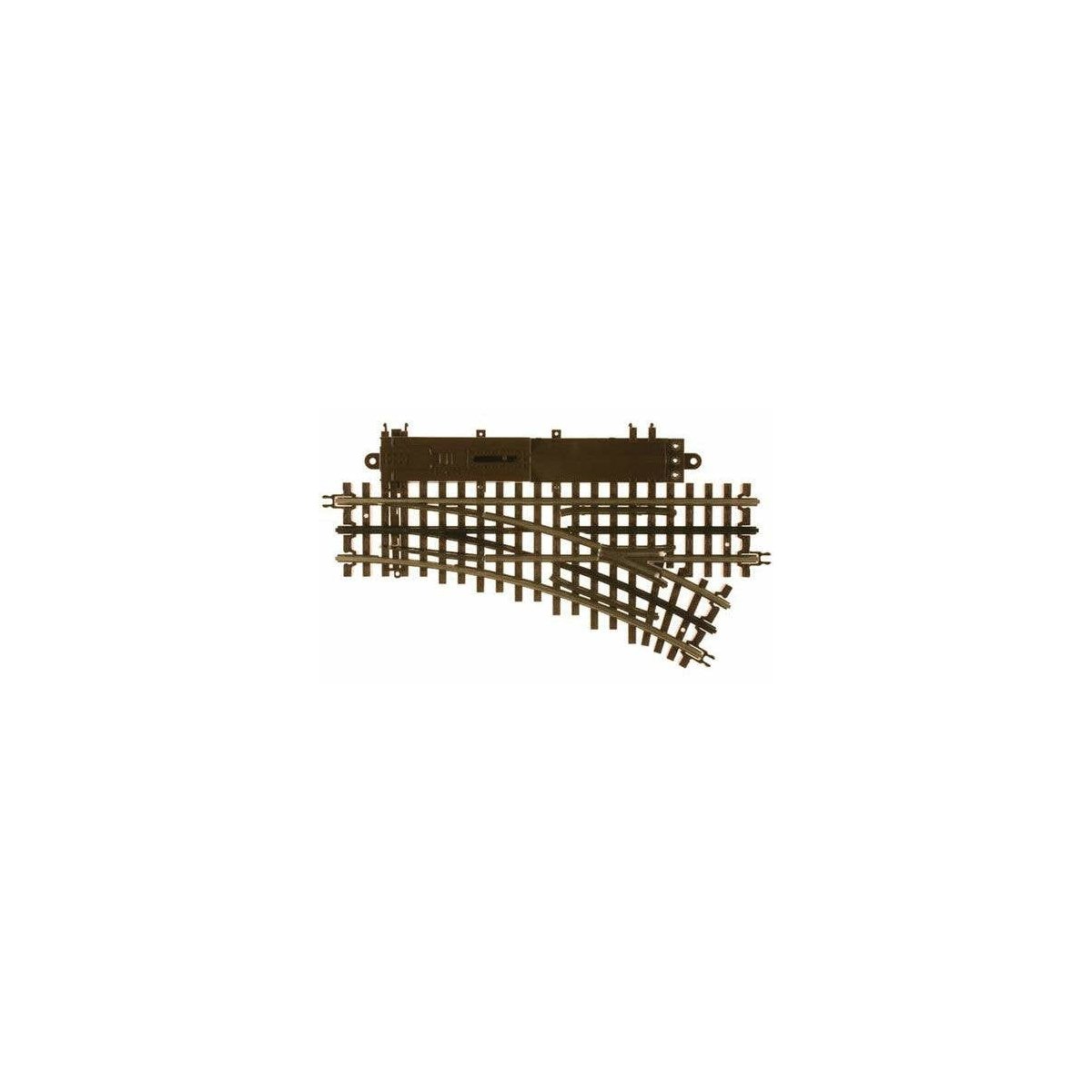 21st Century Track System(TM) Nickel Silver Rail w/Brown Ties - 3-Rail -- O36 Right Hand Remote Custom Supreme Switch, O Atlas O