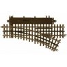 21st Century Track System(TM) Nickel Silver Rail w/Brown Ties - 3-Rail -- O36 Right Hand Remote Custom Supreme Switch, O Atlas O