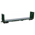 50′ CC&F Bulkhead Flatcar - Ready to Run -- British Columbia BCOL 52867, HO, WalthersProto 104347