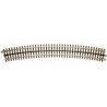 21st Century Track System(TM) Nickel Silver Rail w/Brown Ties - 3-Rail -- O-90 Full Curved Section (Circle 16 Pieces), O Atlas 