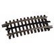 21st Century Track System(TM) Nickel Silver Rail w/Brown Ties - 3-Rail -- O54 Half Curved Section, O Atlas O 6061