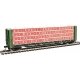50′ CC&F Bulkhead Flatcar - Ready to Run -- British Columbia BCOL 52851, HO, WalthersProto 104345