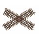 21st Century Track System(TM) Nickel Silver Rail w/Brown Ties - 3-Rail -- 60 Degree Crossing, O Atlas O 6083