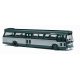 1959 GMC TDH-5301 Fishbowl City Bus - Assembled -- Green, Silver, HO Busch Gmbh & Co Kg 44500