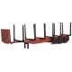 Logging Trailer (Unpainted Metal Kit) -- 40′ with Working Tag Axle, HO Custom Finishing 5008