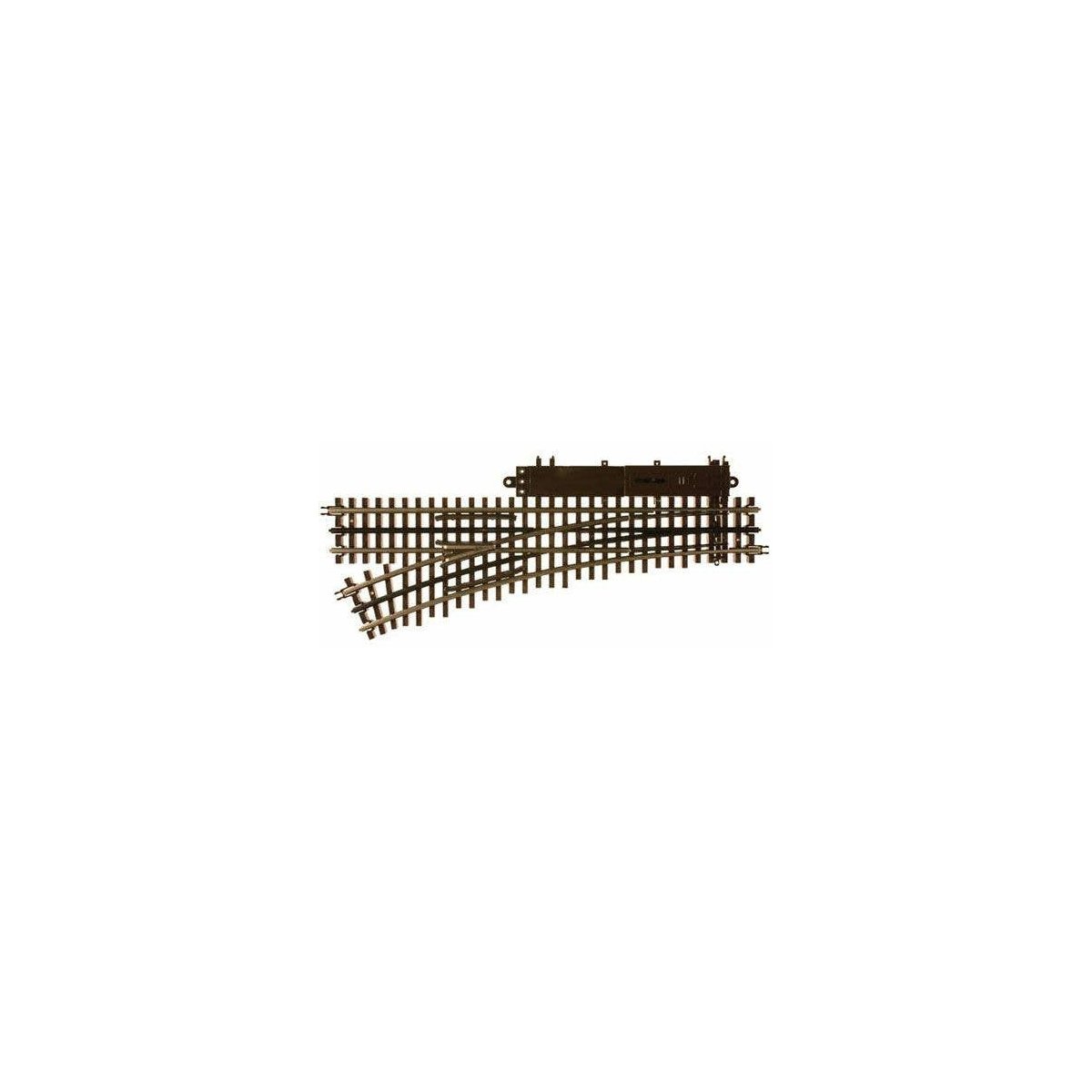 21st Century Track System(TM) Nickel Silver Rail w/Brown Ties - 3-Rail -- O72 Left Hand Remote Custom Supreme Switch, O Atlas O 