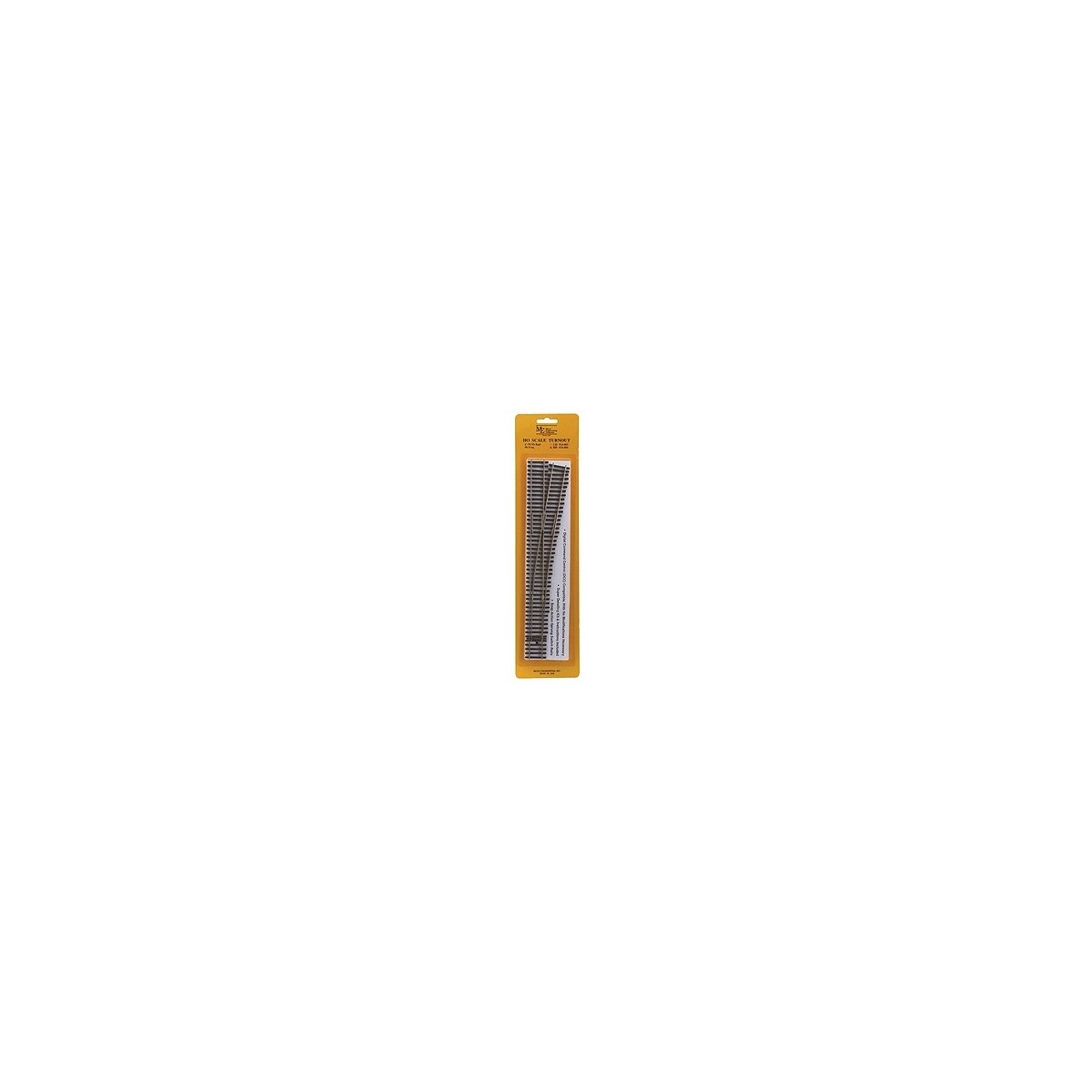 Code 70 No. 6 Turnout - Flex-Track(TM) -- Right Hand, HO Micro Engineering 14806