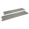 Straight Double Concrete Slab Track - Unitrack -- 9-3/4′ 24.8cm pkg(2), N Kato USA Inc 20006