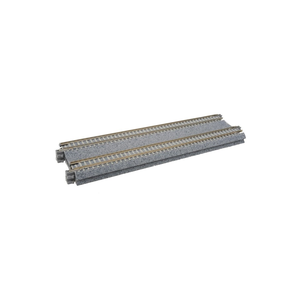 Concrete Tie Double Track Straight -- 7-5/16′ 186mm pkg(2), N Kato USA Inc 20012