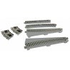 Curved Turntable Extension Track Set - Unitrack, N Kato USA Inc 20286