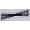 Track Crossings - 15-Degree, 7-5/16′ 186mm -- Left, N Kato USA Inc 20300