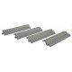 Straight Track w/Concrete Ties - Unitrack -- 4-7/8′ 123mm pkg(4), HO Kato USA Inc 2141