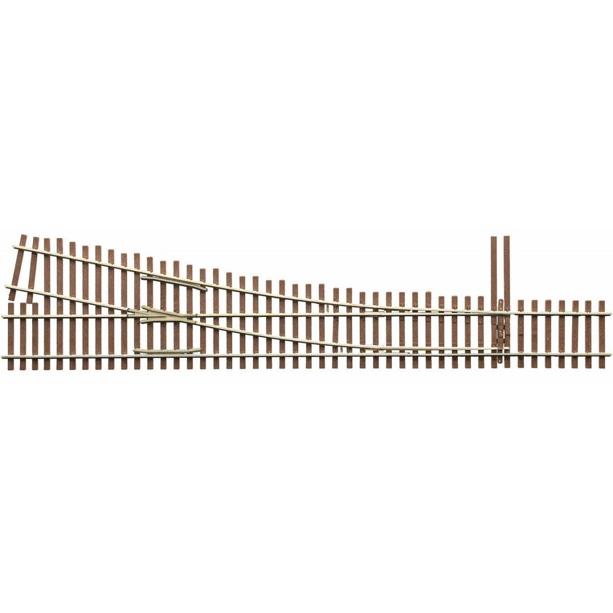 Code 83 Ladder Track System Turnout -- 5a Right Hand Standard, HO Micro Engineering 14711