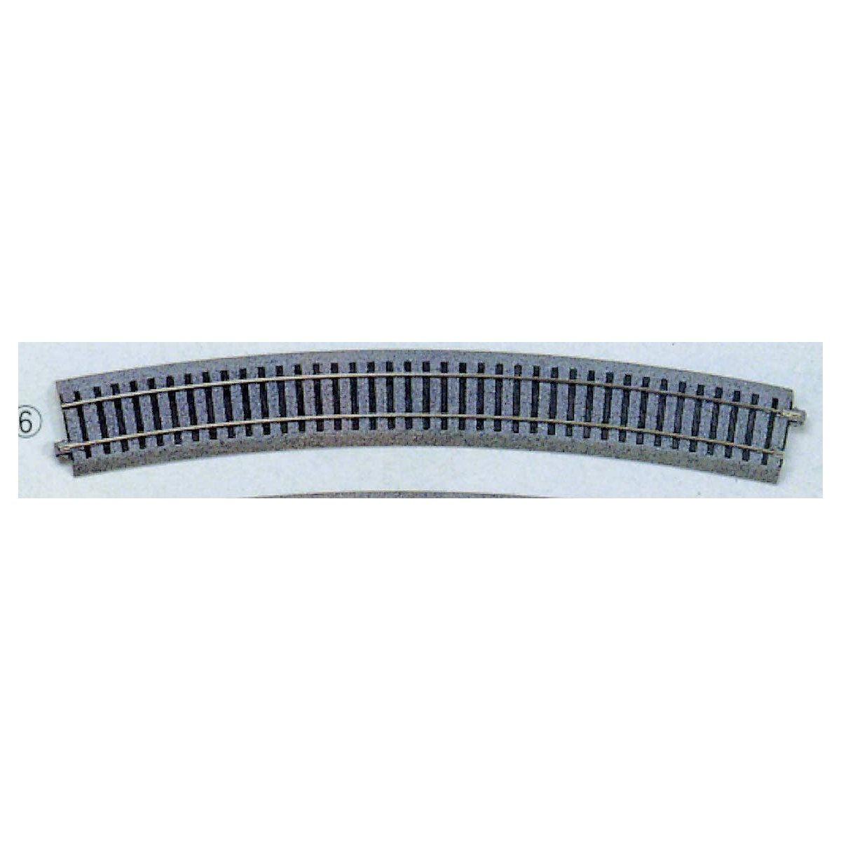 Unitrack - Curved Sections 22.5 Degree Radius pkg(4) -- 31-1/8′ 790mm, HO Kato USA Inc 2250