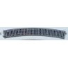 Unitrack - Curved Sections 22.5 Degree Radius pkg(4) -- 31-1/8′ 790mm, HO Kato USA Inc 2250