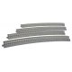 Superelevated Curve Track w/Concrete Ties - Unitrack -- 31-1/8′ 790mm Radius, 22.5 Degree Sections pkg(4), HO Kato USA Inc 225
