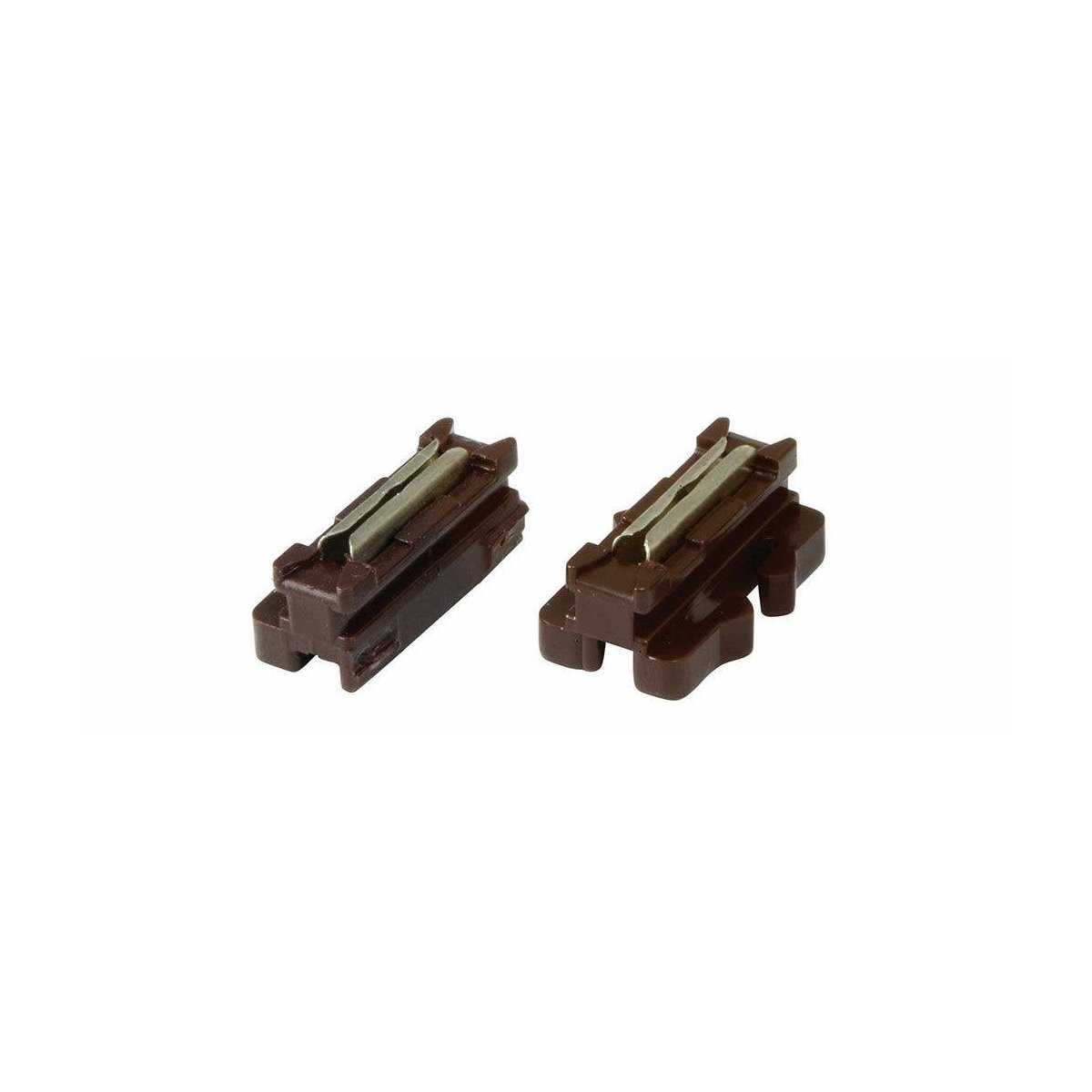 1/2 (One-Sided) Unijoiner - Unitrack -- Brown pkg(20) - Fits No. 4 Electric Turnout Only, N Kato USA Inc 24820