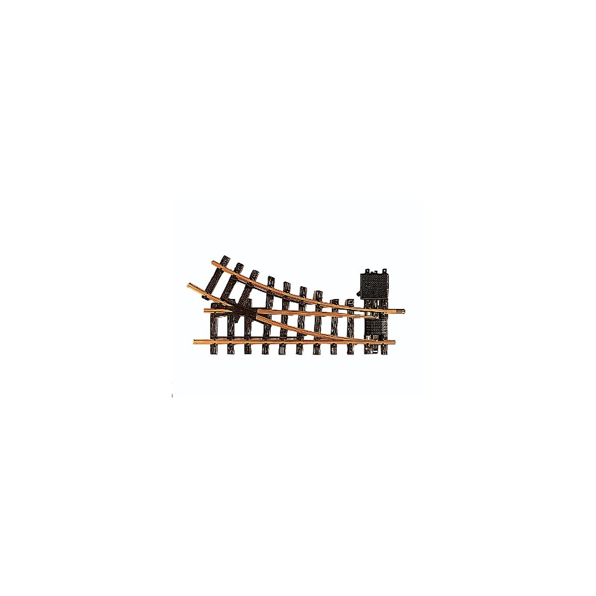 R1 30-Degree Manual Turnout 4′3′ Diameter -- Right Hand, G LGB 12000