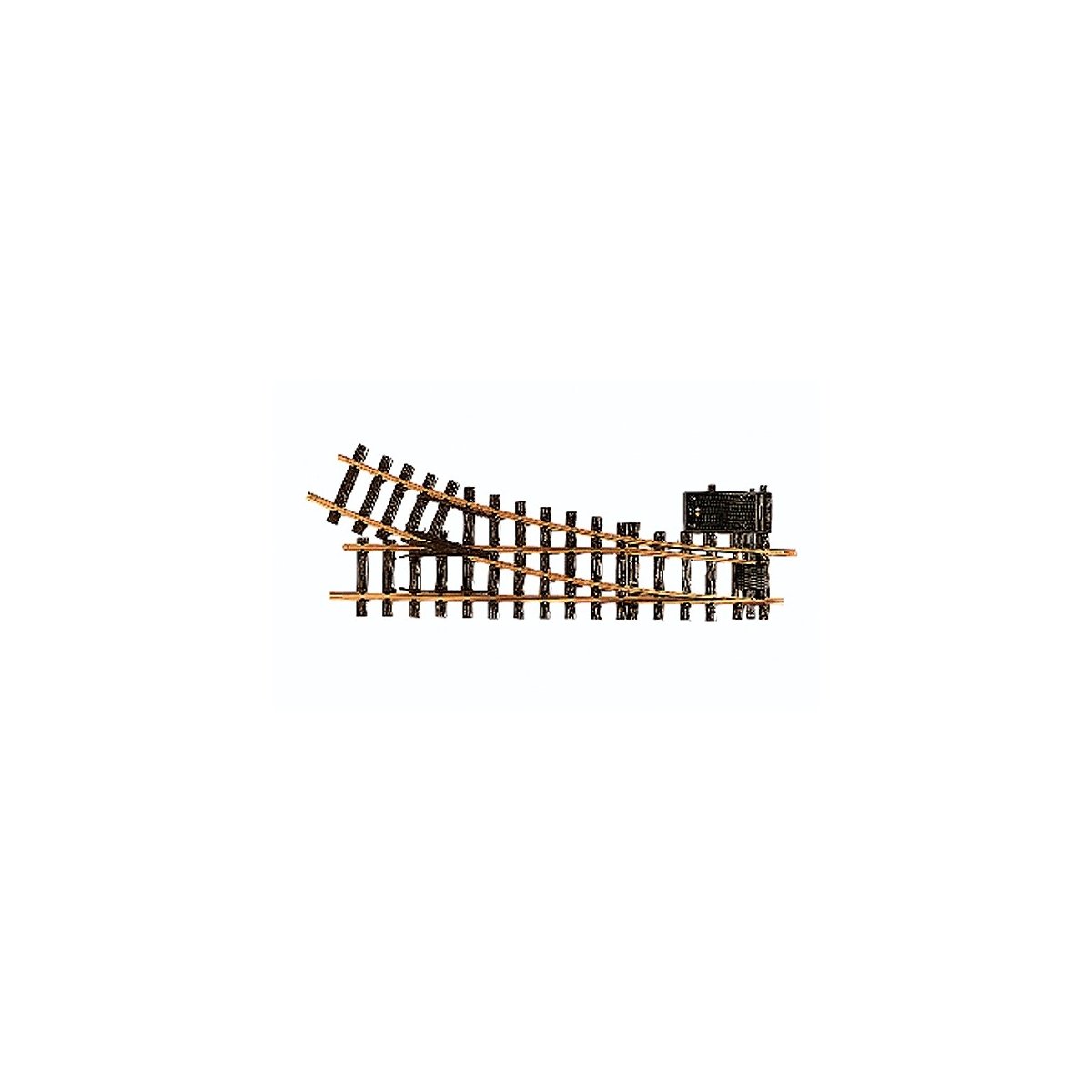 Electric Turnout - R3 - 22.5 Degrees -- Right-Hand (Diameter: 8′2′ 249cm), G LGB 16050