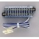 Straight Roadbed Power Feeder (Terminal) Track Section - Unitrack -- 2-7/16′ 62mm, N Kato USA Inc 20041