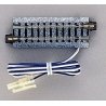 Straight Roadbed Power Feeder (Terminal) Track Section - Unitrack -- 2-7/16′ 62mm, N Kato USA Inc 20041