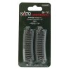 Curved Roadbed Track Section - Unitrack -- 15-Degree, 11′ 181mm Radius pkg(4), N Kato USA Inc 20111